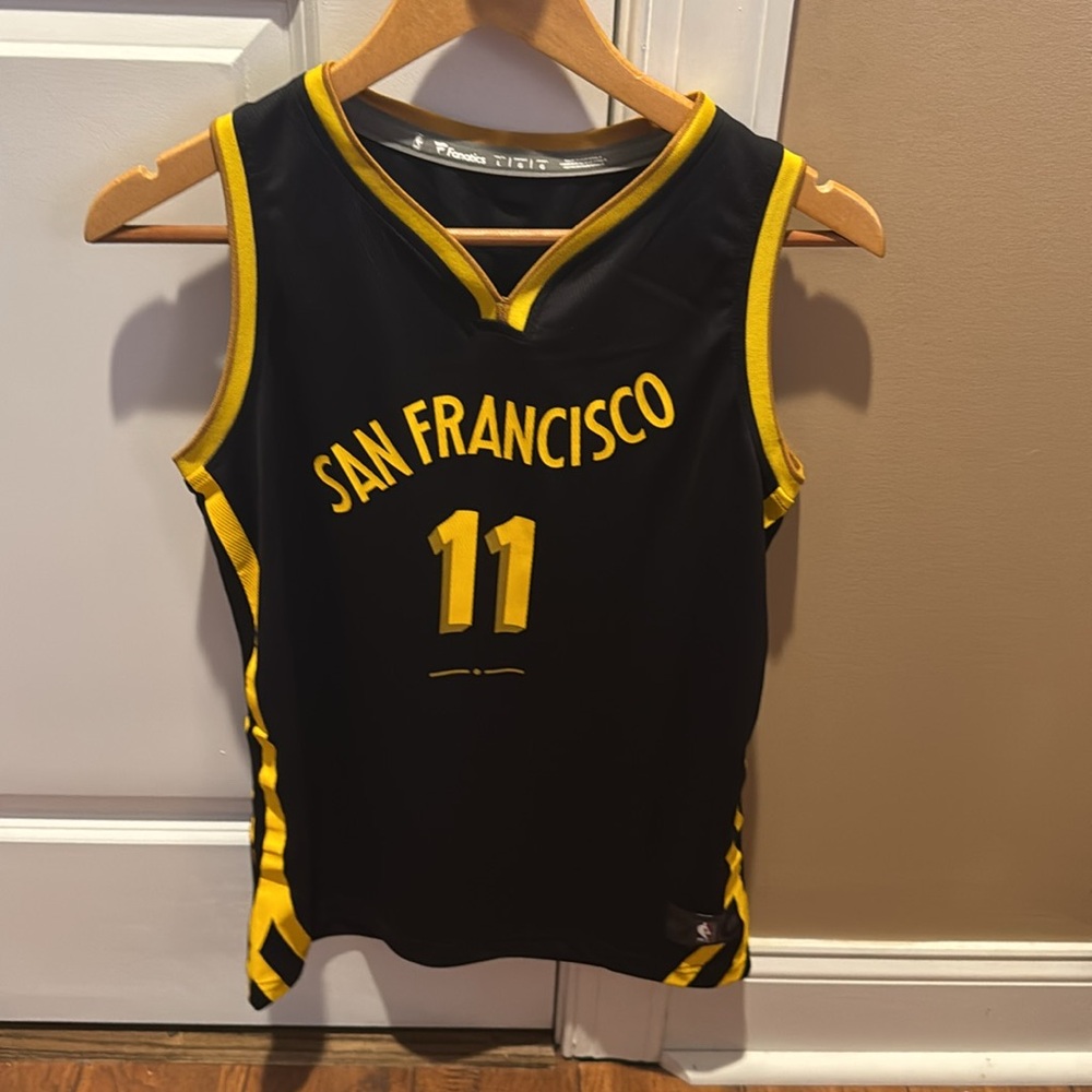 Nike Black and Yellow San Francisco Kids Jersey and Hoodie Set